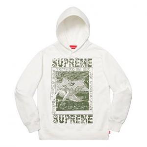Толстовка fw19 week 2 doves hooded sweatshirt Supreme, белый