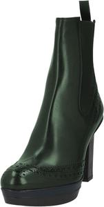 Женские ботильоны FOWT на платформе с круглым носком и высокой массивной подошвой, эластичные голенища, модные осенне-зимние ботинки, размер 4-16 US, Dark Green