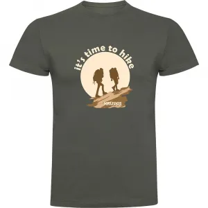 Футболка Kruskis Time To Hike, зеленый/серый