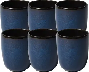 Кружка без ручки Villeroy & Boch Lave bleu, набор 0,4 л, набор 6 like Villeroy & Boch
