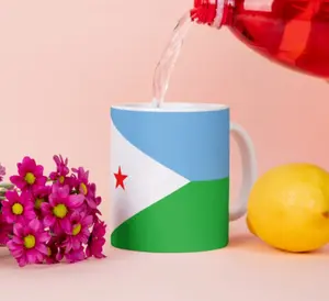 Кружка Джибути с флагом, кофейная чашка, национальная кружка, кофейная чашка, офисный чай Tinisu