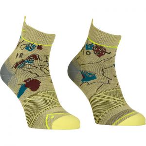 Мужские альпийские легкие четверть носки Ortovox, желтый