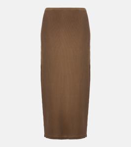 Эта юбка миди Acne Studios, Mud Brown