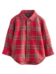 Рубашка на пуговицах классического кроя Next Weihnachten, красный