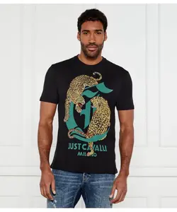 Футболка Regular fit Just Cavalli, черный