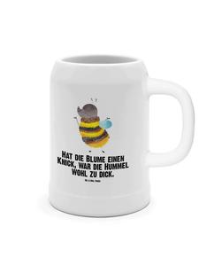 Пивная кружка Hummel, пушистая с надписью, белого цвета Mr. & Mrs. Panda