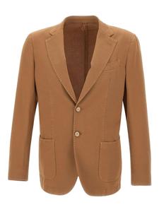 Однобортный пиджак Santaniello, коричневый