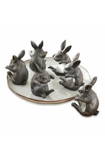 Набор колец для салфеток Aurelie, 6 шт., античный черный Loberon