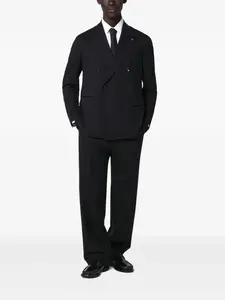 Двубортный костюм Tagliatore, черный