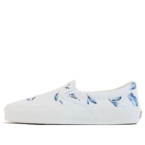 Кроссовки kith x vault og classic slip-on lx 'feathers' Vans, белый
