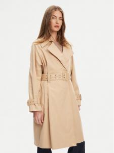 Пальто прямого кроя W5YL02 WHDF1 Guess, бежевый