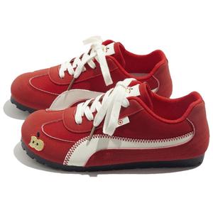 Кроссовки Abrasion Resistant, Breathable, Lightweight Low top Casual Shoes Style Women's Medd, красный