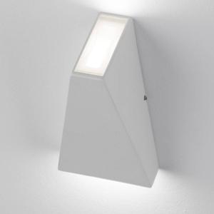 Уличный настенный светильник Nova Luce Miley, алюминий / прозрачное стекло - белый - белый