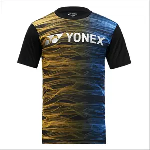 Стильная черная футболка для бадминтона YONEX Мужская