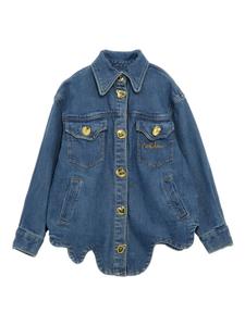 Джинсовая куртка Moschino Kids, синий