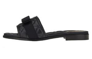 Шлепанцы Ferragamo Vara Bow, черный