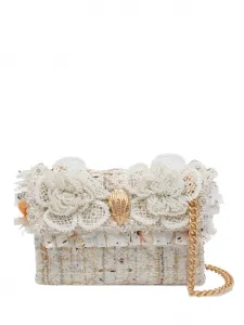 Твидовая сумка на цепочке Kensington Kurt Geiger London, бежевый