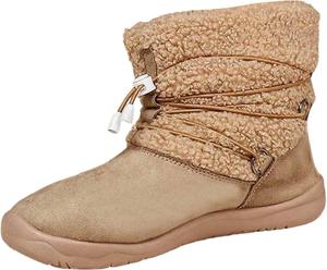 Женские высокие повседневные ботинки для зимы и осени с прочной резиновой подошвой, нескользящие и удобные Generic, Khaki