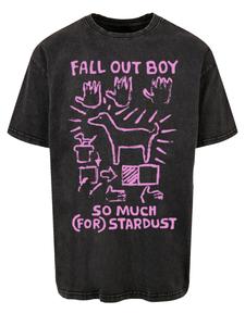 Рубашка F4NT4STIC Fall Out Boy Pink Dog So Much Stardust, черный