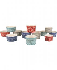 Набор из двенадцати формочек для запекания Dominique, объемом 6 и 10 унций BIA Cordon Bleu, Assorted