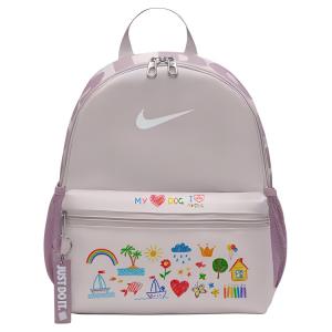 Nike Тканевый рюкзак женский серый фиолетовый и фуксия и белый, Graffiti
