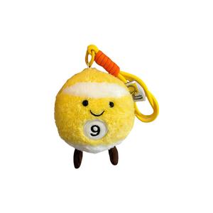 Милый креативный забавный бильярдный кукла плюшевый кулон 10см высота Tak Bebe