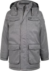 Куртка Calvin Klein Boys Resonsance в стиле милитари, Charcoal Heather