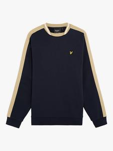 Толстовка с контрастной тесьмой Lyle & Scott, темно-синий