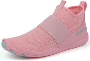 Женские водные туфли с высоким верхом для ходьбы и спорта Vtiao, розовый
