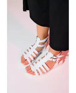 Сандалии Frade из кожи (женские) Forever & Always Shoes, белый