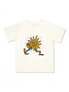 Футболка Cosmic Cowboy Stella McCartney Kids, белый