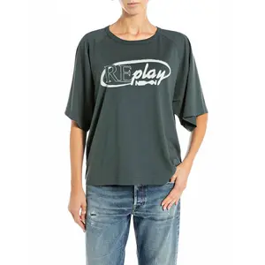 Футболка с коротким рукавом Replay W3447A.000.20994, зеленый