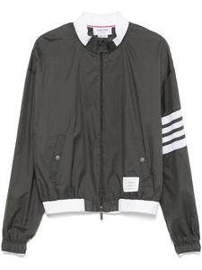 Thom Browne легкая куртка с полосками 4-Bar, серый