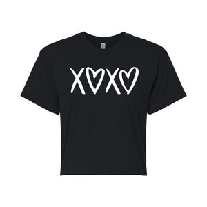 Укороченная футболка в форме сердца XOXO для юниоров Licensed Character