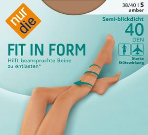 Колготки подошли по фигуре янтарного размера. 40/44 10шт nur die