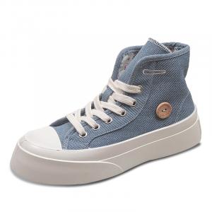 JINDUN Женские высокие кэжуал кеды темно-синие, цвет Dark Blue