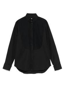 Canali рубашка на пуговицах, черный