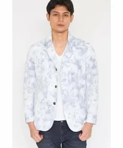 Tornado mart куртка из сирсакера с мраморным принтом, цвет Saxe Blue