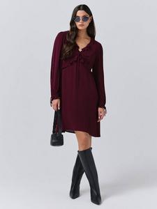 Платье мини Billie Frill Ghost, Aubergine