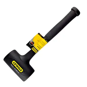 Stanley ударопрочный молоток 1530 г кожаный молоток резиновый молоток безопасный молоток противоударный молоток амортизирующий молоток резиновый молоток 57-565-22