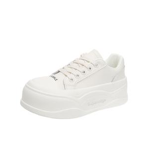 SUPEREDGE Женские противоскользящие износостойкие низкие скейтерские кеды Anti Slip Wear Resistant Low Top Skateboard Shoes - экрю, цвет Ecru