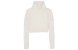 Укороченный топ женский белый Saint Laurent