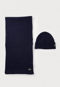 Шарф Lacoste SET, Navy Blue/Dark Blue