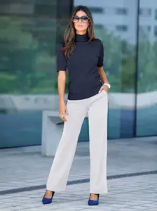 Creation L свитер с короткими рукавами "Пуловер", цвет морской волны