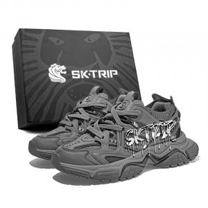 Кроссовки Crossbow Series Chunky унисекс с низким верхом Sk.Trip, цвет Phantom Gray (Graffiti)