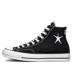 Кроссовки stussy x chuck 70 high 'black' Converse, черный