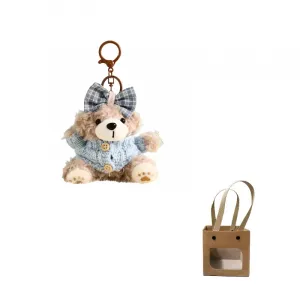 Плюшевый кулон с мишкой Sweetheart Bowknot Cookie высотой 11,5 см Handsome, синий