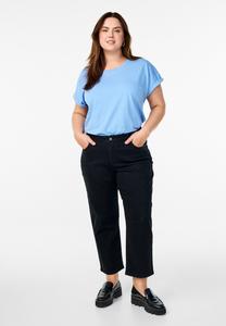 Базовая футболка ZWEI-PACK MIT KURZEN ÄRMELN Zizzi, светло-голубой