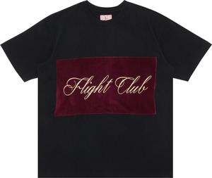 Футболка Flight Club Script  'Black/Velour Burgundy', черный
