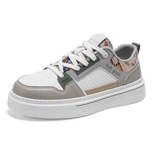 Мужские дышащие низкие кроссовки для скейтбординга Boogie Bear, Beige Gray